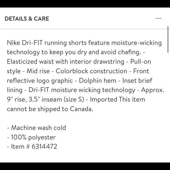 NWT NIKE 10K Dri-Fit Running Shorts • Size Small - Picture 3 of 3